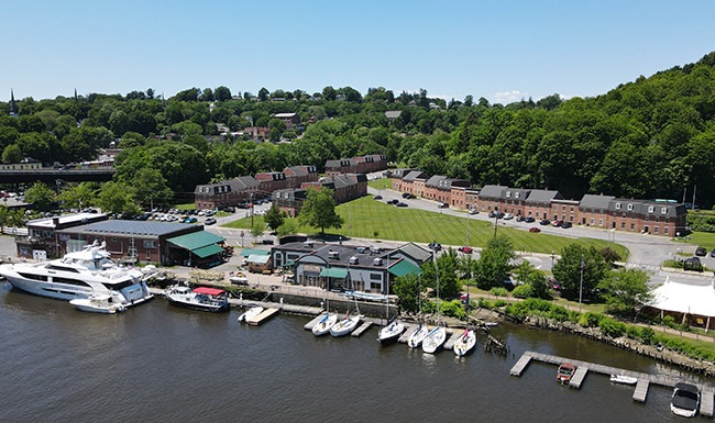 Aerial view of the property 